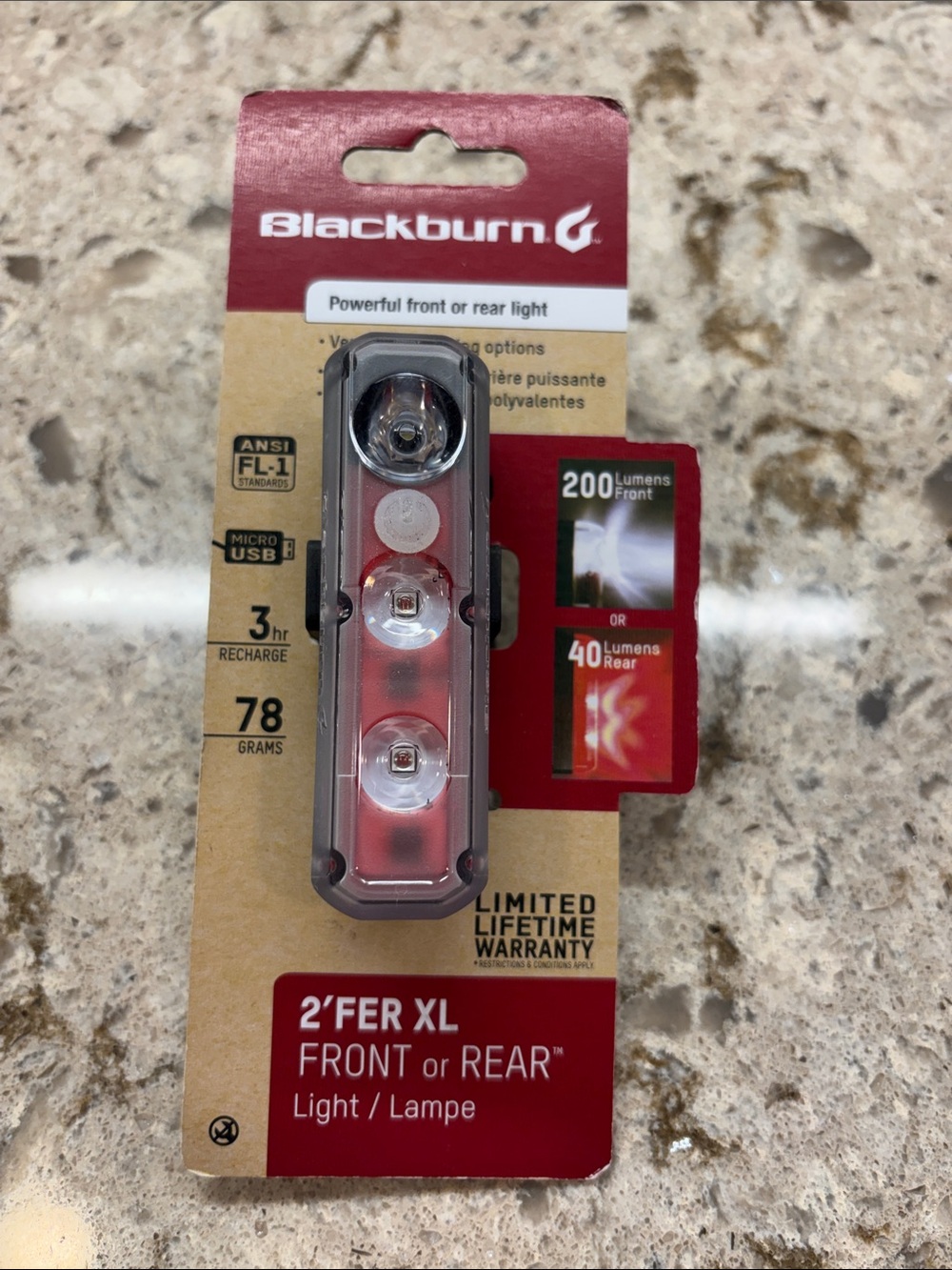 Blackburn 2’'FER XL Front or Rear Light - Red
